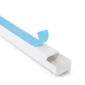 Imagen del producto Canaleta Plástica 1m x 20mm blanca de la marca Generico