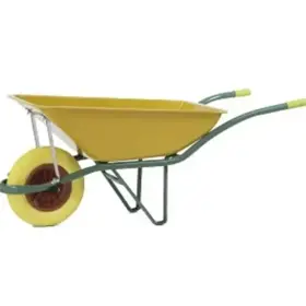 Carretilla de Obra 90L Rueda Neumática de la marca Generico