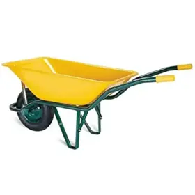 Carretilla de Obra 90L Rueda Neumática de la marca Generico