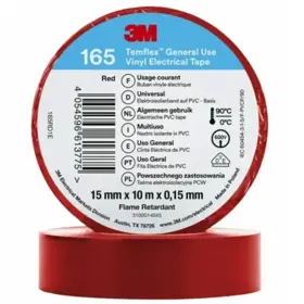 Imagen del producto Cinta Aislante Roja 3M 10m de la marca 3M