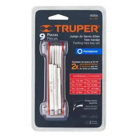 Imagen del producto Juego de Llaves Allen Truper (9 piezas) de la marca Truper