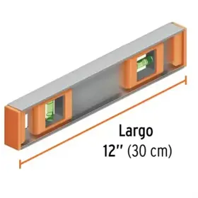 Nivel de burbuja 12'' Truper de la marca Truper
