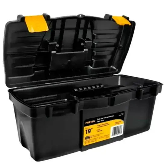 Imagen principal de Caja de Herramientas Plástica 19" Pretul