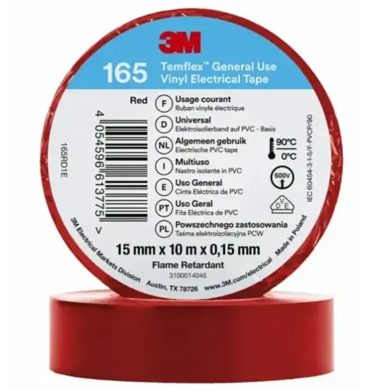 Imagen principal de Cinta Aislante Roja 3M 10m