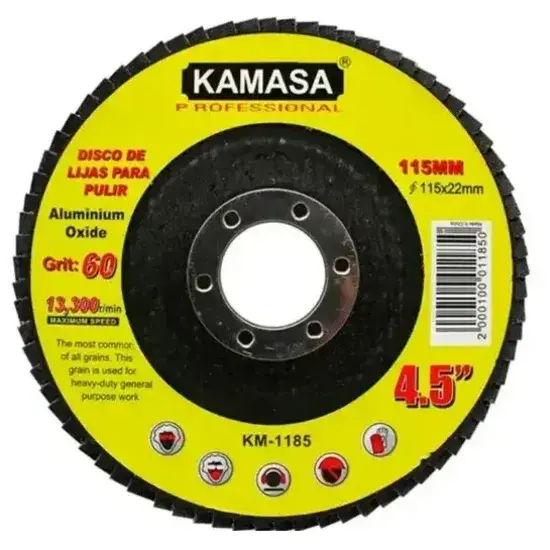 Imagen principal de Disco Flap Lija 4.5" grano 80